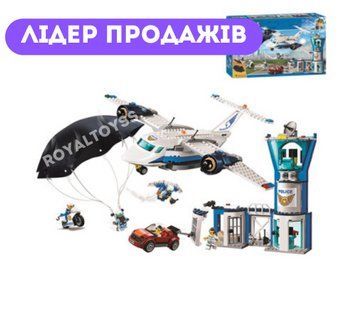 Конструктор "Cities" (0002) Повітряна поліція: авіабаза, 559 деталей 3010 фото