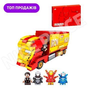 Конструктор-Грузовик Залізної людини (арт. MG330 BT) Marvel Super Heroes- Iron Man 845 деталей MG330 фото